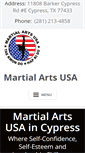 Mobile Screenshot of cyfairtkd.com